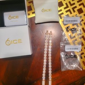 Rose Gold 6 ICE Men's Bracket size 8